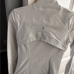 Lululemon Athletica Soft White Zip-Up Jacket define